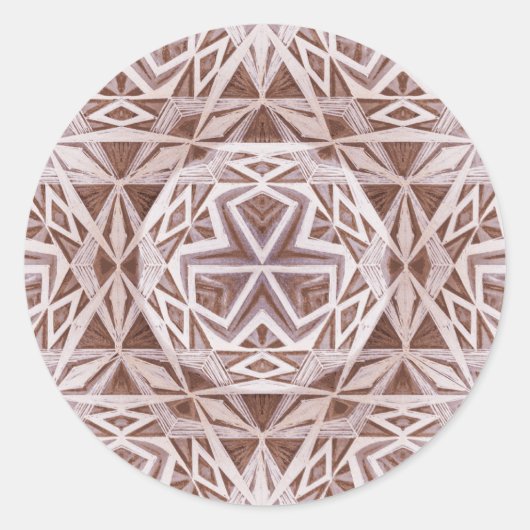 Diamanten Ronde Sticker (Voorkant)