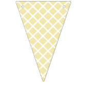 Diamanten rooster wit - Boter geel Vlaggetjes (Tweede vlag)