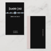 Diamanten sieraden - Diamond Logo Visitekaartje (Voorkant / Achterkant)