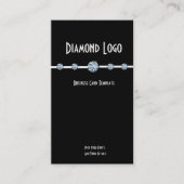 Diamanten sieraden - Diamond Logo Visitekaartje (Voorkant)