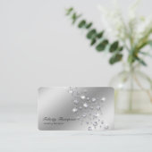 Diamanten Sieraden Ontwerper QR Code Visitekaartje (Staand voorkant)