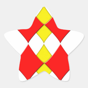 diamanten ster sticker