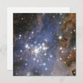 Diamanten sterren in Carina Nebula Hubble Space Feestdagenkaart (Voorkant / Achterkant)