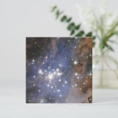 Diamanten sterren in Carina Nebula Hubble Space Feestdagenkaart (Staand voorkant)