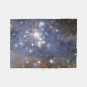 Diamanten sterren in Carina Nebula Hubble Space Fleece Deken (Voorkant (Horizontaal))
