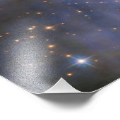 Diamanten sterren in Carina Nebula Hubble Space Foto Afdruk (Hoek)