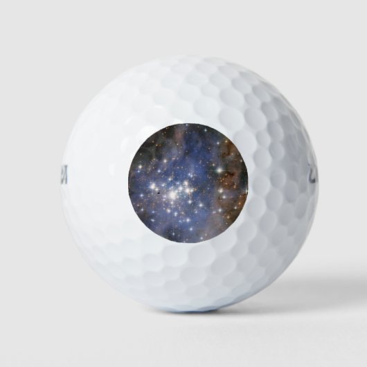 Diamanten sterren in Carina Nebula Hubble Space Golfballen (Voorkant)