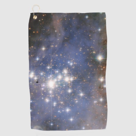 Diamanten sterren in Carina Nebula Hubble Space Golfhanddoek (Voorkant)