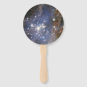 Diamanten sterren in Carina Nebula Hubble Space Handwaaier (Voorkant)