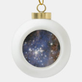 Diamanten sterren in Carina Nebula Hubble Space Keramische Bal Ornament (Voorkant)