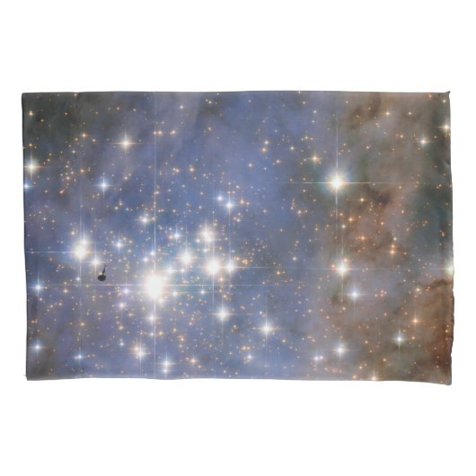 Diamanten sterren in Carina Nebula Hubble Space Kussensloop (Voorkant-Links)