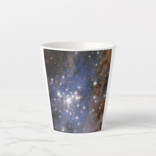 Diamanten sterren in Carina Nebula Hubble Space Latte Mok (Voorkant)