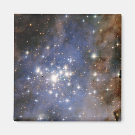 Diamanten sterren in Carina Nebula Hubble Space Magneet (Voorkant)
