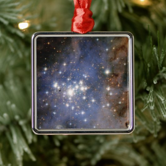Diamanten sterren in Carina Nebula Hubble Space Metalen Ornament (Boom)