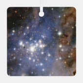 Diamanten sterren in Carina Nebula Hubble Space Metalen Ornament (Voorkant)