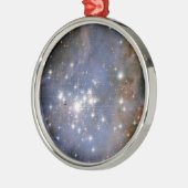 Diamanten sterren in Carina Nebula Hubble Space Metalen Ornament (Links)