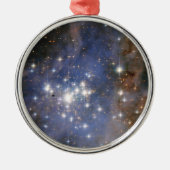 Diamanten sterren in Carina Nebula Hubble Space Metalen Ornament (Voorkant)