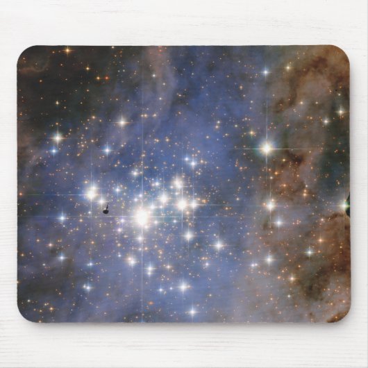 Diamanten sterren in Carina Nebula Hubble Space Muismat (Voorkant)