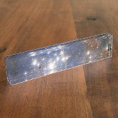 Diamanten sterren in Carina Nebula Hubble Space Naambordje (Zijkant)