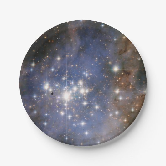 Diamanten sterren in Carina Nebula Hubble Space Papieren Bordje (Voorkant)