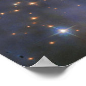 Diamanten sterren in Carina Nebula Hubble Space Poster (Hoek)