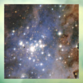 Diamanten sterren in Carina Nebula Hubble Space Raamsticker (Vel 3)