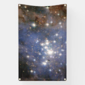 Diamanten sterren in Carina Nebula Hubble Space Spandoek (Verticaal)