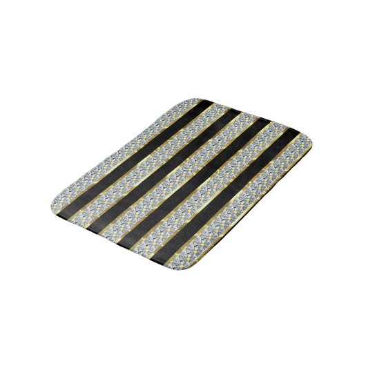Diamanten Stripes Badmat (Gekanteld)