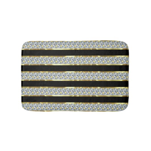 Diamanten Stripes Badmat (Voorkant)