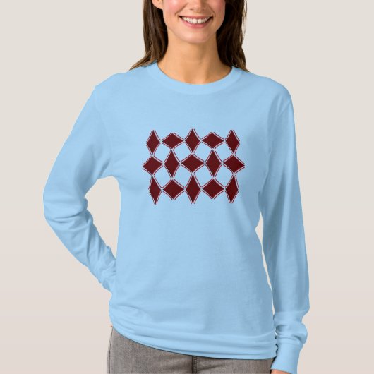 diamanten t-shirt (Voorkant)