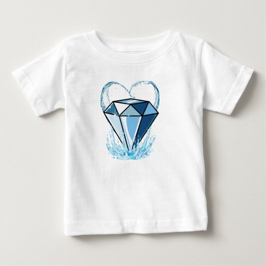 Diamanten T-shirt voor kinderen (Voorkant)