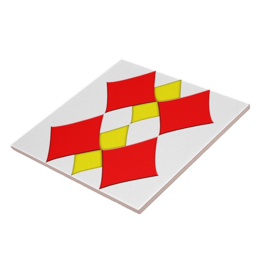 diamanten tegeltje (Zijkant)