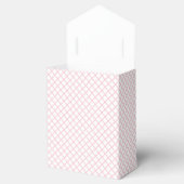 Diamanten Tralie Roze - Wit Bedankdoosjes (Geopend)