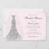 Diamanten trouwjurk Elegant Vrijgezellenfeest Kaart (Voorkant)