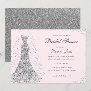 Diamanten Trouwjurk Elegante Bruiloft Kaart