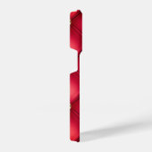 Diamanten Tufted Rood Goud iPhone Case Aangepaste  iPhone Hoesje (Rechterkant)