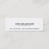 diamanten uit californië mini visitekaartje (Achterkant)