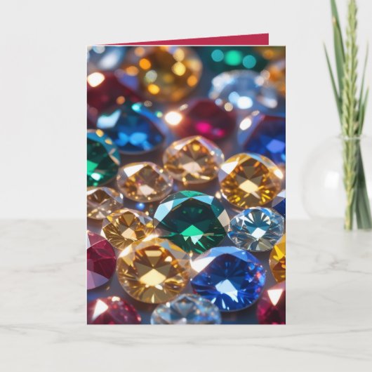 Diamanten Van Veel Kleuren Kaart (Voorkant)