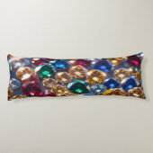 Diamanten Van Veel Kleuren Lichaamskussen (Achterkant)