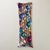 Diamanten Van Veel Kleuren Lichaamskussen (Voorkant Verticaal)