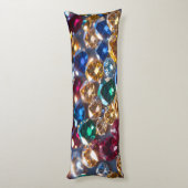 Diamanten Van Veel Kleuren Lichaamskussen (Achterkant (Verticaal))