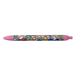 Diamanten Van Veel Kleuren Zwarte Inkt Pen