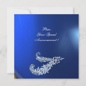 DIAMANTEN VEDEREN , Blauwe saffier Kaart (Achterkant)