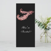 DIAMANTEN VEREN ,roze Kaart (Staand voorkant)