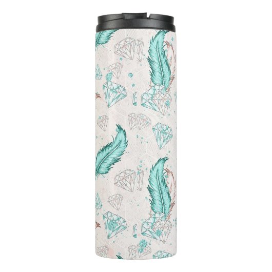 Diamanten & veren thermosbeker (Achterkant)