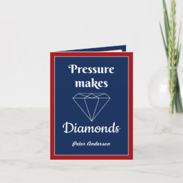 Diamanten verkiezen Congratulatiekaart Bedankkaart