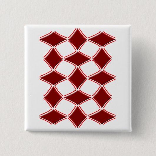 diamanten vierkante button 5,1 cm (Voorkant)