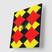 Diamanten Vierkante Klok (Hoek)