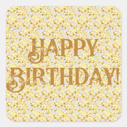 diamanten vierkante sticker (Voorkant)