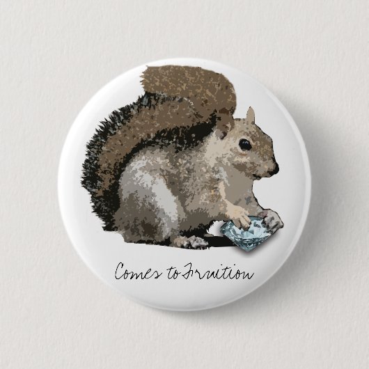 diamanten voor de winter ronde button 5,7 cm (Voorkant)